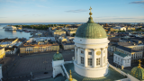 City landscape in Finland